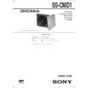 Sony CMT-MD1, SS-CMD1 Service Manual