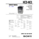 Sony CMT-NE3, HCD-NE3 Service Manual