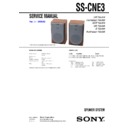 Sony CMT-NE3, SS-CNE3 Service Manual