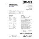 Sony CMT-NE3 Service Manual