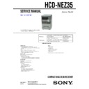 cmt-nez35, hcd-nez35 service manual