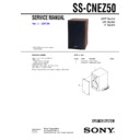 cmt-nez50, ss-cnez50 service manual