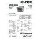 Sony CMT-PX333, HCD-PX333 Service Manual
