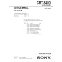 cmt-s40d, hcd-s40d service manual