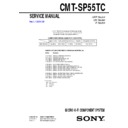 Sony CMT-SP55TC Service Manual