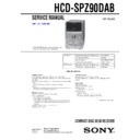 Sony CMT-SPZ90DB, HCD-SPZ90DAB Service Manual