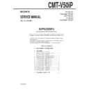 Sony CMT-V50IP (serv.man3) Service Manual