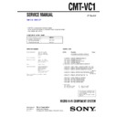Sony CMT-VC1 Service Manual
