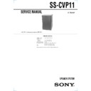 Sony CMT-VP11, SS-CVP11 Service Manual