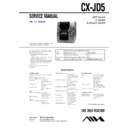 Sony CX-JD5, JAX-D5 Service Manual