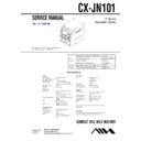 Sony CX-JN101, JAX-N101 Service Manual