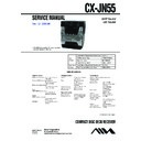 Sony CX-JN55, JAX-N55 Service Manual