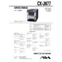 cx-jn77, jax-n77, jax-pk77 service manual
