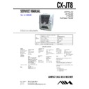 Sony CX-JT8, JAX-PK8, JAX-T8 Service Manual