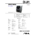 Sony CX-JV1, JAX-V1 Service Manual