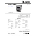 Sony CX-JV33, JAX-V33 Service Manual
