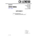 cx-lem200 service manual