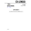 cx-lem333 service manual