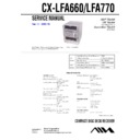 cx-lfa660, cx-lfa770, xr-fa660, xr-fa770 service manual