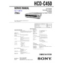 Sony DAV-C450, HCD-C450 Service Manual