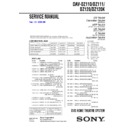 Sony DAV-DZ110, DAV-DZ111, DAV-DZ120, DAV-DZ120K Service Manual