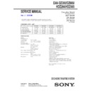 Sony DAV-DZ280, DAV-DZ680, DAV-HDZ284, DAV-HDZ485 Service Manual