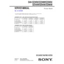 Sony DAV-DZ285K, DAV-DZ290M, DAV-DZ585K, DAV-DZ590M, DAV-DZ685K, DAV-DZ690M Service Manual