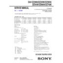 Sony DAV-DZ290K, DAV-DZ295K, DAV-DZ390K, DAV-DZ590K, DAV-DZ690K, DAV-DZ790K Service Manual