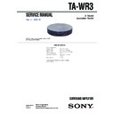 Sony DAV-DZ770W, DAV-FX999W, TA-WR3 Service Manual