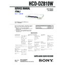 Sony DAV-DZ810W, HCD-DZ810W Service Manual