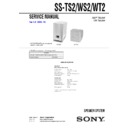 Sony DAV-EA20, SS-TS2, SS-WS2, SS-WT2 Service Manual