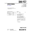 dav-fc7 service manual