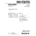 dav-fc8, dav-fc9 service manual