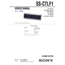Sony DAV-LF1, SS-CTLF1 Service Manual