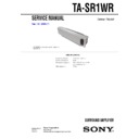 dav-sr1w, ta-sr1wr service manual