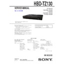 Sony DAV-TZ130 Service Manual