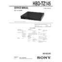 Sony DAV-TZ145, HBD-TZ145 Service Manual