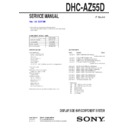 Sony DHC-AZ55D Service Manual