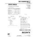 Sony DHC-EX880MD, DHC-MD717 Service Manual