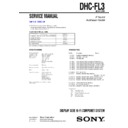 Sony DHC-FL3 Service Manual