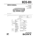 Sony DHC-MD7, MDS-M9 Service Manual