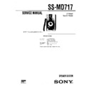 Sony DHC-MD717, SS-MD717 Service Manual