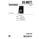 Sony DHC-MD77, MHC-EX66, SS-MD77 Service Manual