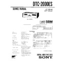 Sony DTC-2000ES Service Manual
