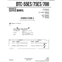 Sony DTC-55ES, DTC-700, DTC-75ES (serv.man2) Service Manual