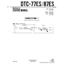 Sony DTC-77ES, DTC-87ES (serv.man2) Service Manual