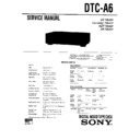 Sony DTC-A6 Service Manual