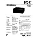 Sony DTC-P7 Service Manual