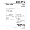 Sony DXA-S70C, MHC-C7EX Service Manual