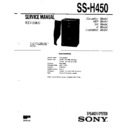Sony FH-B411, FH-B450, MHC-450, MHC-550, SS-H450 (serv.man2) Service Manual